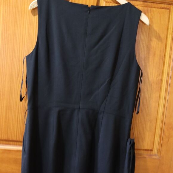 Ellen Tracy Black Sleeveless Sheath Midi Dress 10 - Picture 3 of 11